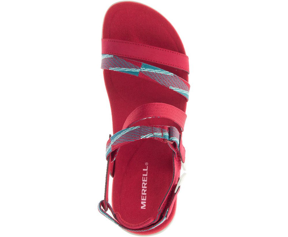 Sandálias Senhora - Merrell District Mendi Backstrap - Vermelhas - QBP013248